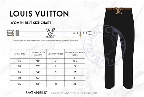 lv belt size chart|louis vuitton belt size guide.